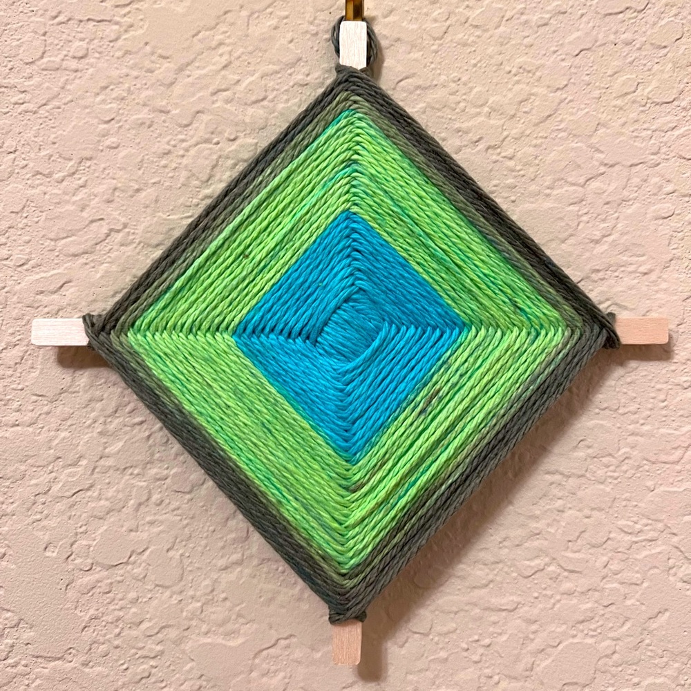 🧿 OJO DE DIOS 🧿 EYE OF GOD 🧿 Handmade Artisan Folkloric Wall Decor